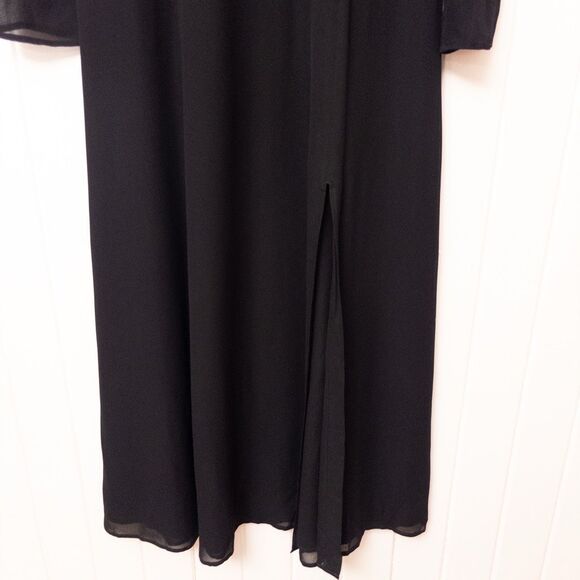 Reformation Castalia Dress Black Size 10 - Picture 4 of 9